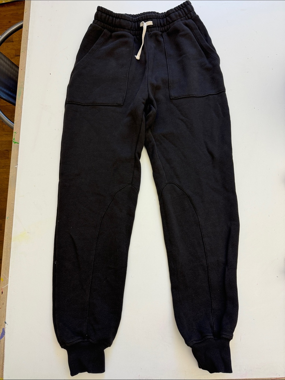 ba&sh Black Drawstring Jogger Pants